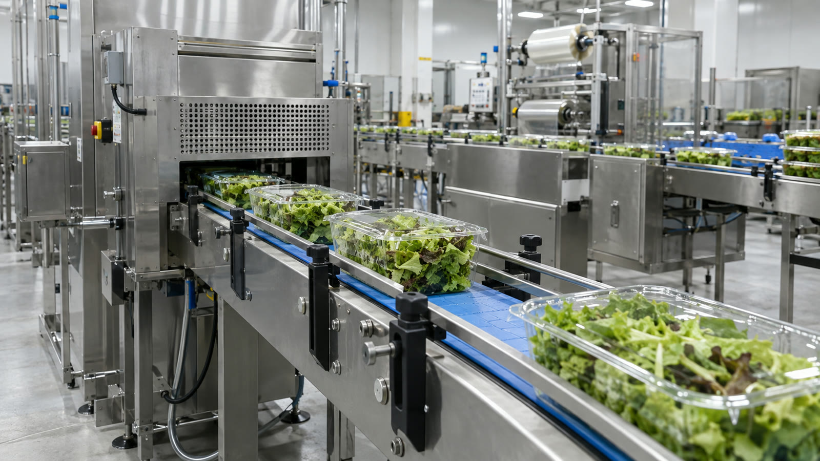 Food processing operating environment